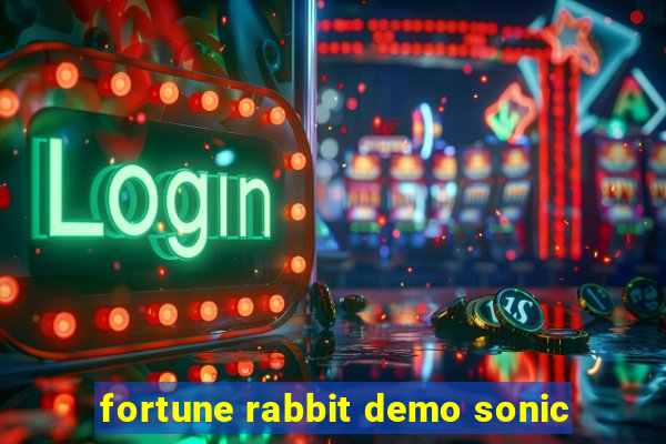 fortune rabbit demo sonic